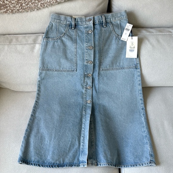 New With Tags Citizens of Humanity Anouk Denim Skirt - Picture 3 of 6